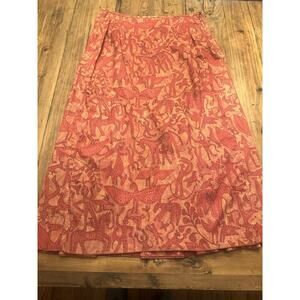 Peruvian Connection Long Maxi Skirt Size 6 African Safari Tribal